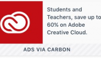 Students and Teachers, save up to 60% on Adobe Creative Cloud