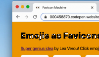 如何使用 Emoji 表情符号作为网页 Favicon图标