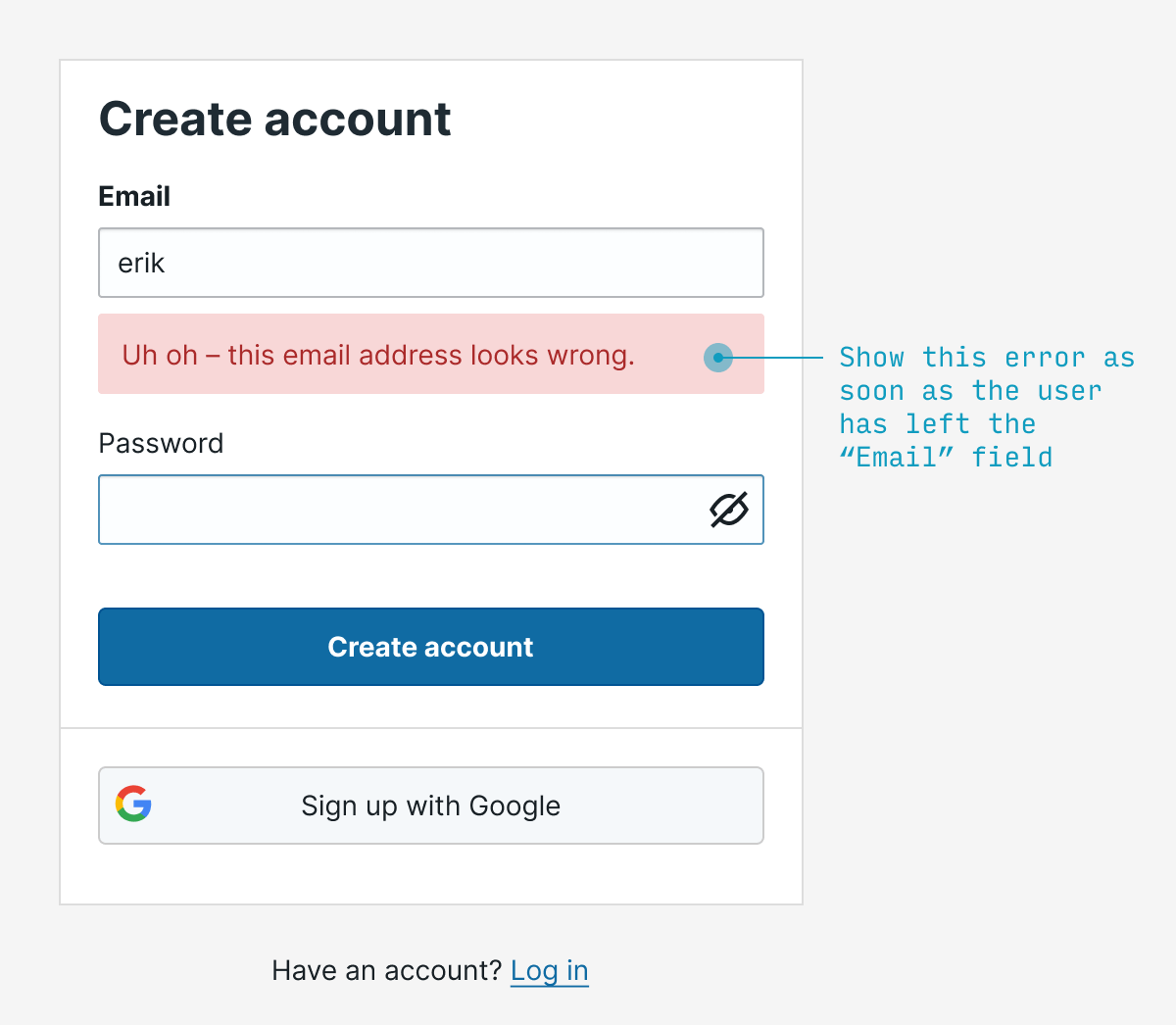 实时验证 UX 模式