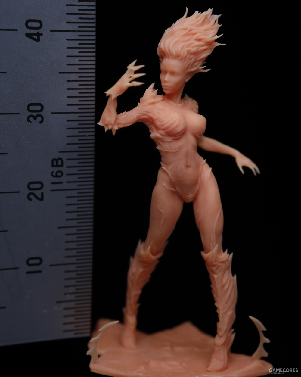 请看树脂打印的精细度（此图片来自网络，非笔者打印）